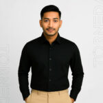 Boss Regular Fit Formal Shirt – BLack, 100% Cotton, No Pocket torneda