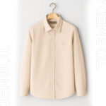 Burberry Regular Fit Formal Shirt – Sand Color, 100% Cotton, No Pocket- torneda (1)