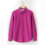 Massimo Dutti Regular Fit Formal Shirt – Pink, 100% Cotton, No Pocket - Torneda (1)